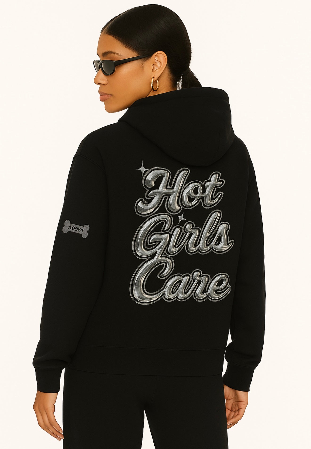Hot Girls Care Hoodie